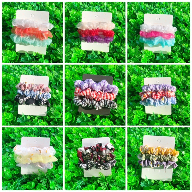 Thun cột tóc SCRUNCHIES size mini chất lượng giá rẻ