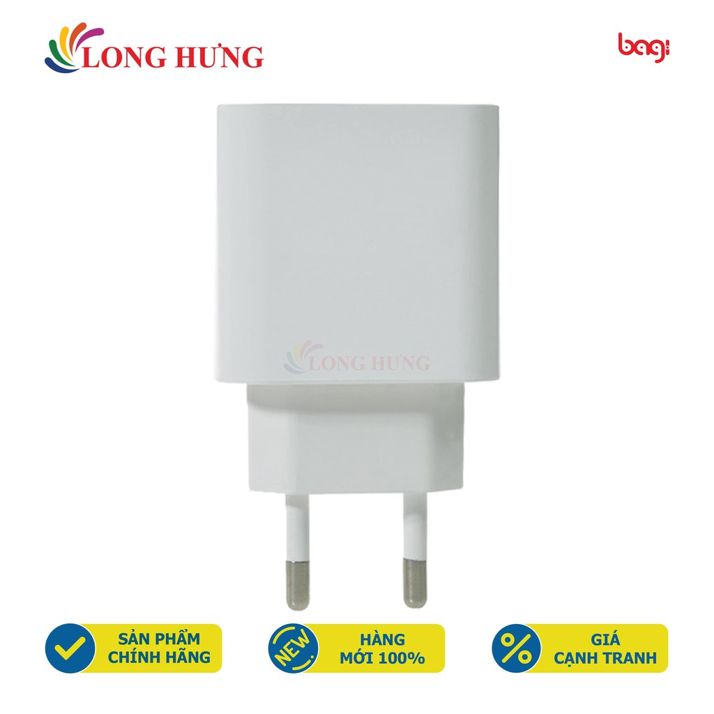 Cốc sạc Bagi 2A 1USB CE-M52 - Hàng chính hãng - Cổng ra 1USB Dòng điện ổn định Tuổi thọ cực cao