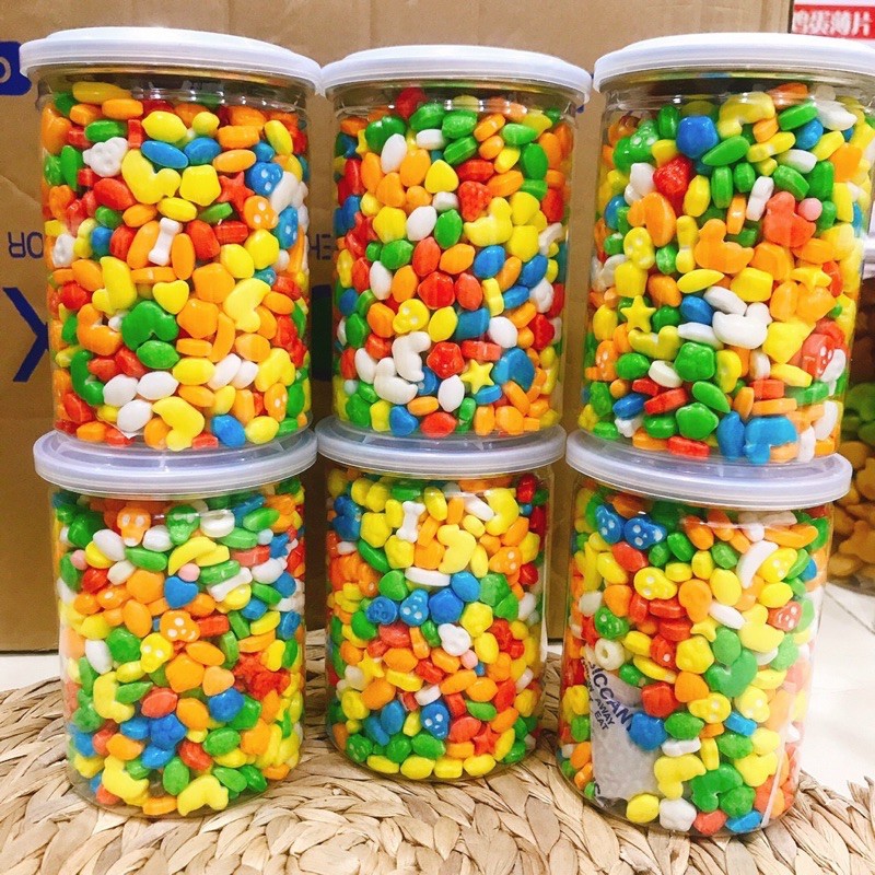 Kẹo C Trái Cây Đóng lon pet 500gr