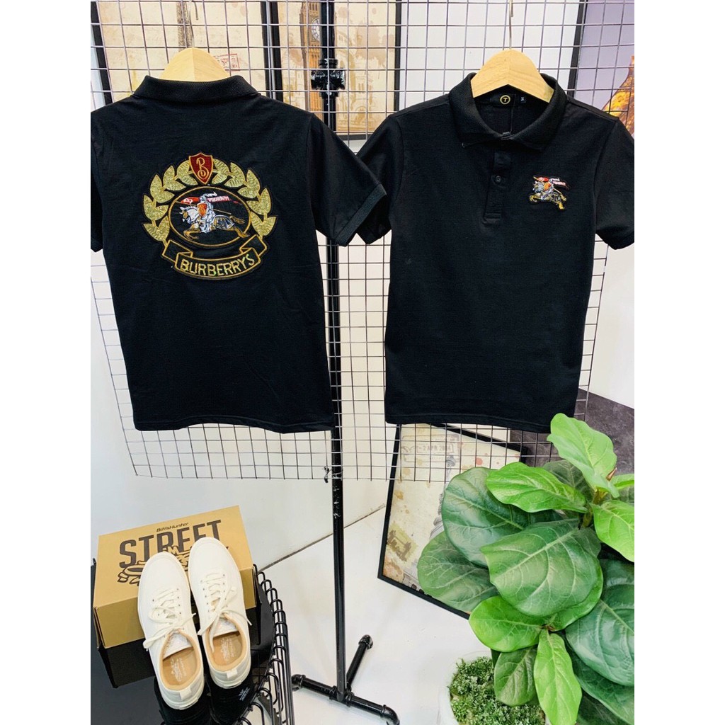 Áo thun nam vãi cotton thêu kim sa