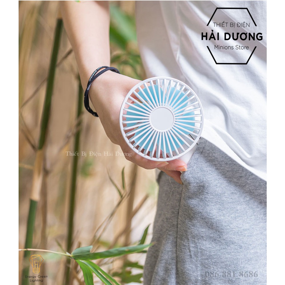 Quạt Mini Cầm Tay F1 Tích Điện 3 Chế Độ Gió - Dung Lượng Pin 2500 mAh - Nhỏ Gọn Độ Ồn Thấp - 4 Màu - Bảo Hành 1 Năm