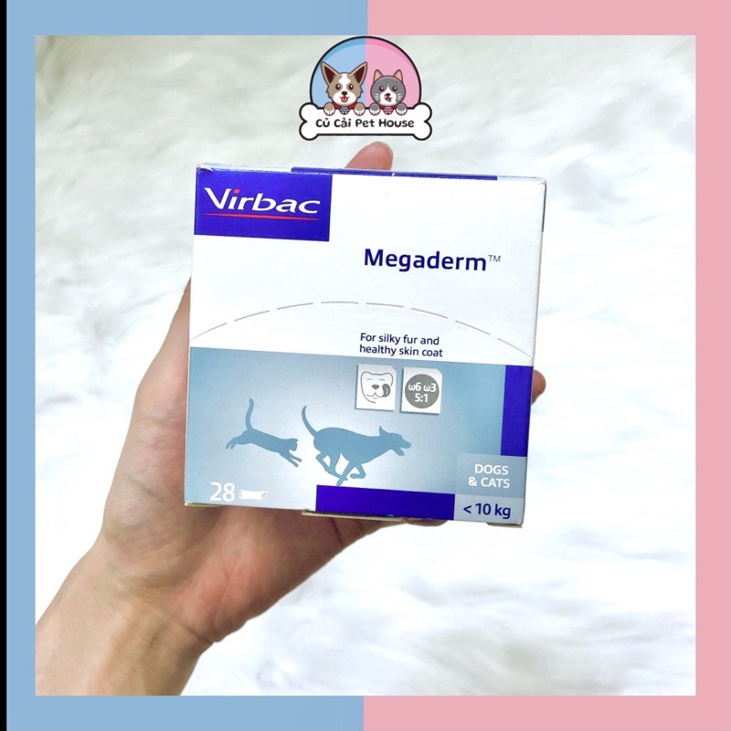 Gel Dinh Dưỡng Virbac Megaderm - Gel Dưỡng Da Lông Chó Mèo