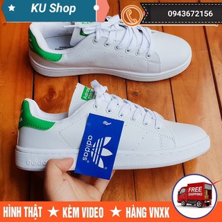 giày stan smith gót xanh cao cấp siêu đẹp
