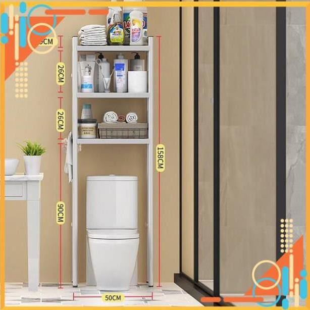 Sale Giá Sốc [𝐅𝐫𝐞𝐞𝐬𝐡𝐢𝐩] Kệ Để Đồ Trên Máy Giặt, bồn cầu, toilet bằng Inox cao cấp VANDO