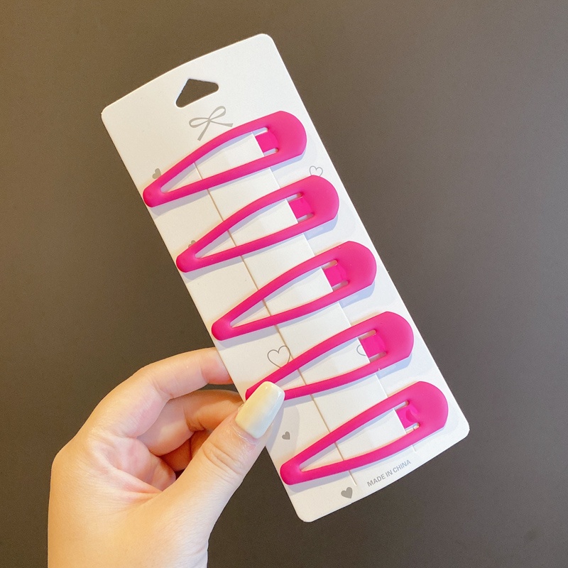 Bộ kẹp tóc hình giọt nước dễ thương phong cách Hàn quốc cho bé gái