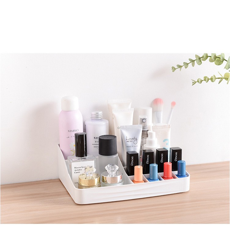 Khay đựng son 13 ô bằng nhựa xinh xắn