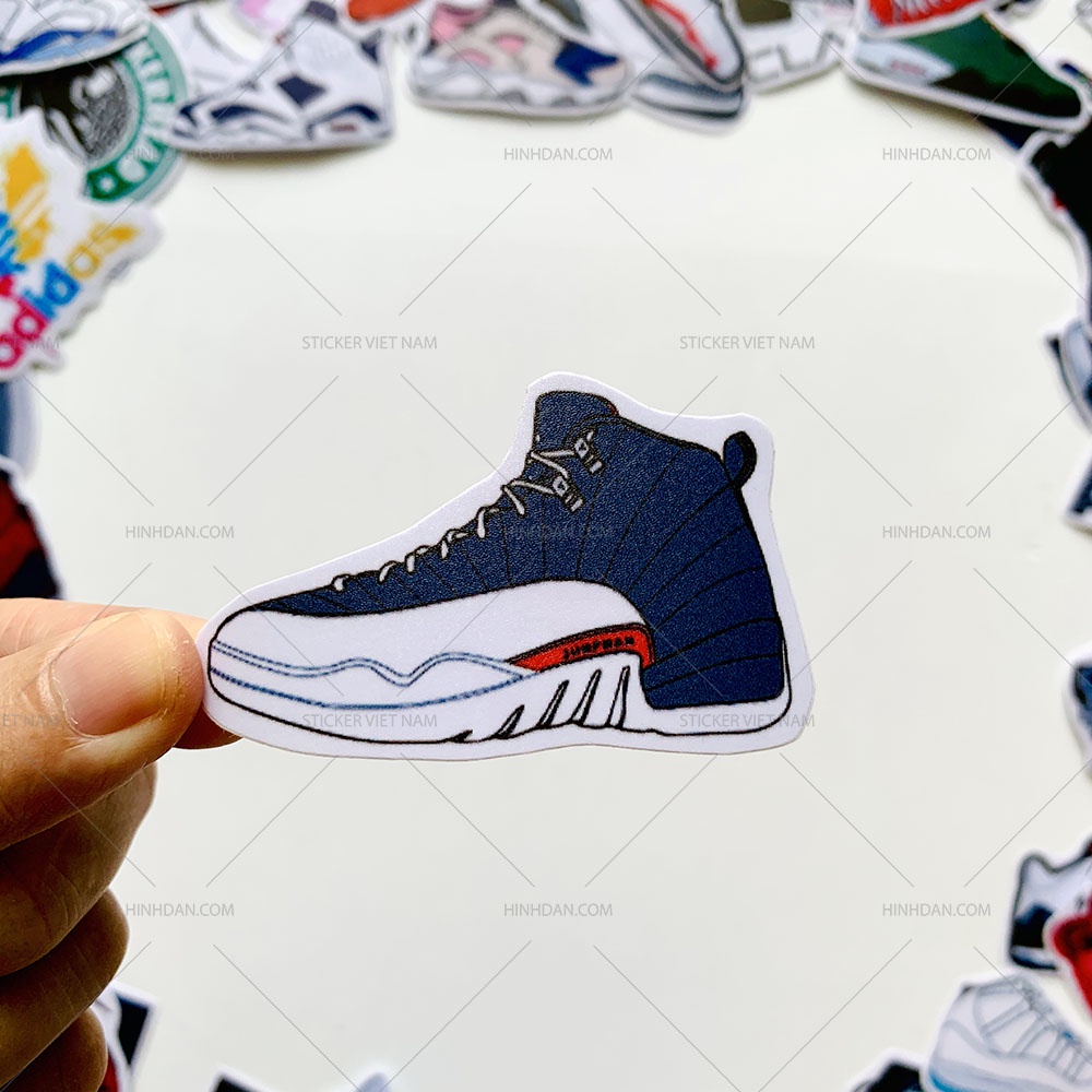 Sticker SNEAKER - GIÀY Chống Nước Trang Trí Va Li, Xe, Laptop, Nón Bảo Hiểm, Máy Tính, Laptop, Đàn Guitar