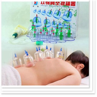 Bộ Giác Hơi Không Dùng Lửa 12 Cốc Không Dùng Lửa GH12