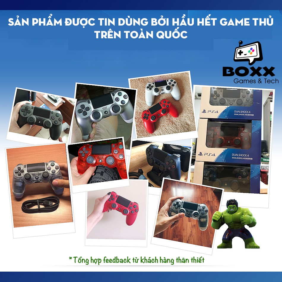 Tay cầm Ps4 Slim/Pro chính hãng 2nd nhiều màu, tay cầm ps4 dualshock kèm quà tặng