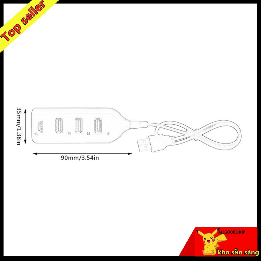 Bộ chia 4 cổng USB HUB 2.0 tốc độ cao