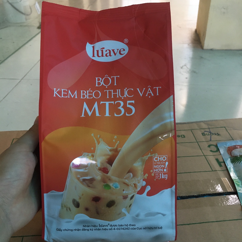 Bột Kem Béo Thực Vật MT35 Gói 1Kg, Bột Sữa Luave Indonesia
