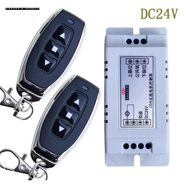 Bộ điều khiển từ xa đảo chiều động cơ 12V-24V 10A chế giàn phơi, cửa tự động điều khiển