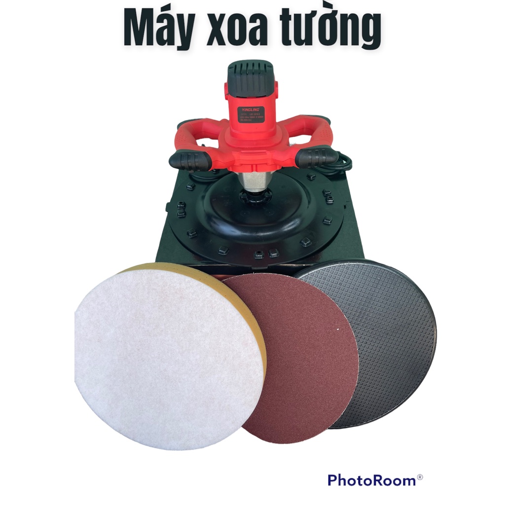 Máy xoa tường trát vữa ,xoa vữa, đánh bóng - khấy sơn máy trà nhám - máy đánh bóng đa năng 380mm 1680w