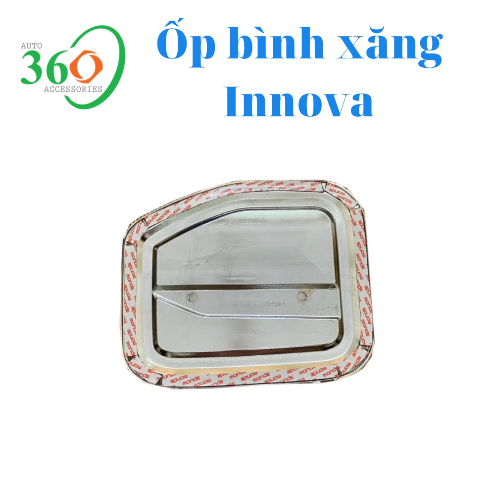 Ốp bình xăng, ốp nắp xăng Innova làm bằng nhựa ABS, dành cho xe Innova đời 2017-2020