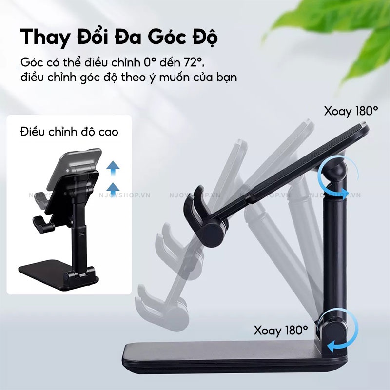 Giá Đỡ Điện Thoại Gập Gọn Holdup Chống Trượt Chịu Lực Tốt Dùng Được Với Máy Tính Bảng