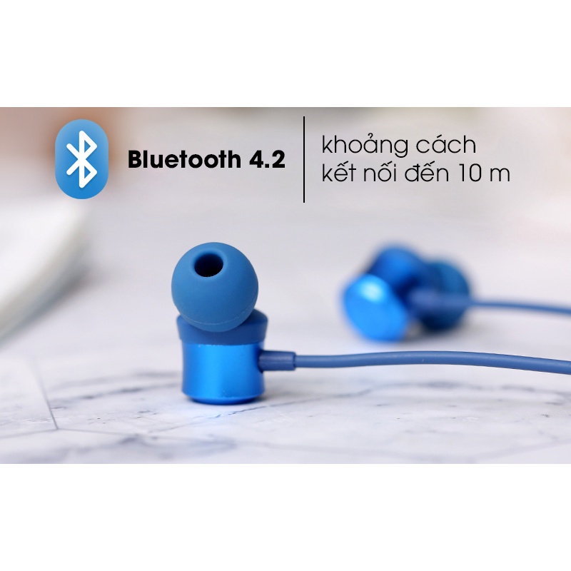 Tai nghe Bluetooth Roman S205A Xanh ( Like New )