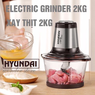 [RẺ VÔ ĐỊCH] Máy xay thịt cối thủy tinh, chính hãng HYUNDAI 2L - Máy Xay Đa Năng Loại Tốt