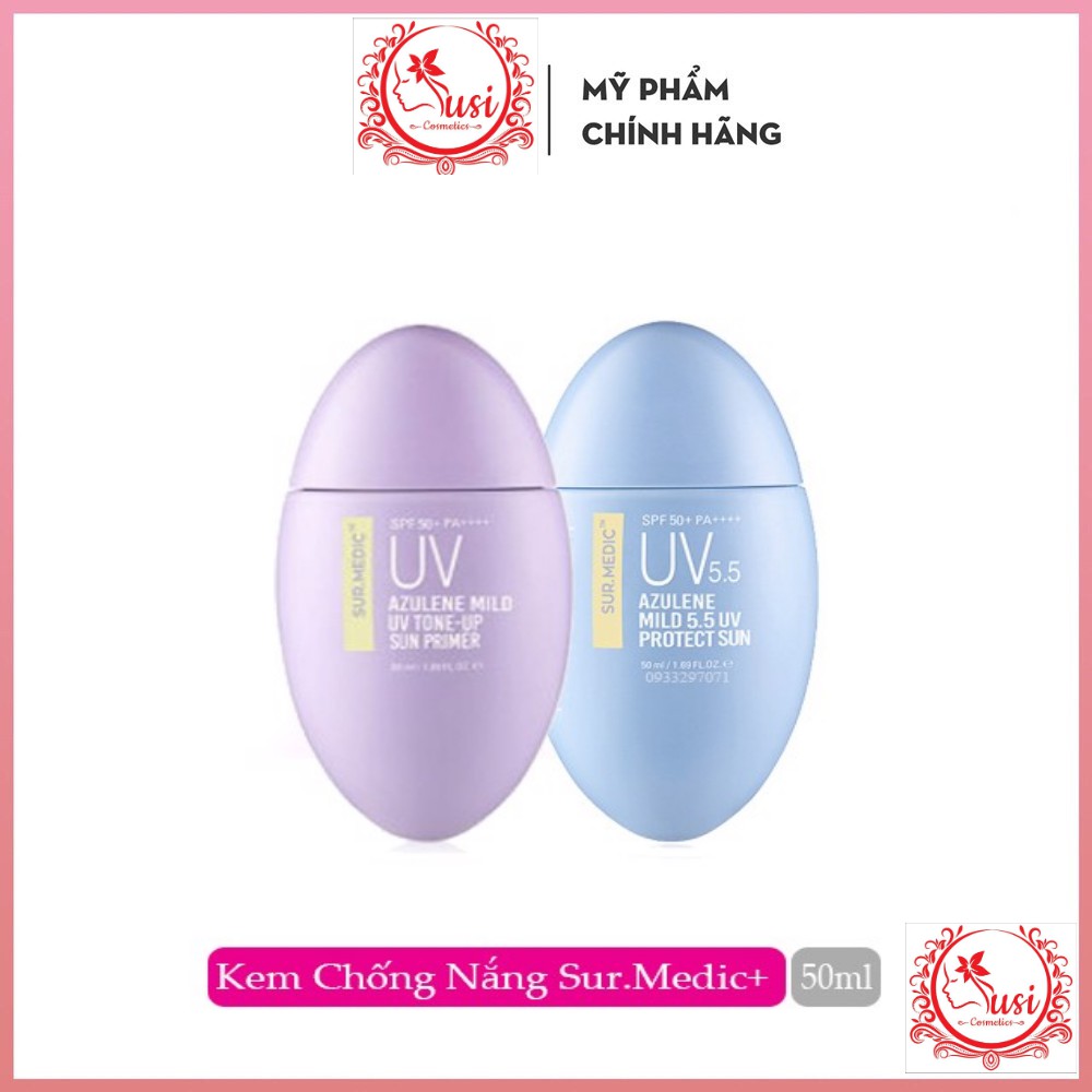 Kem Chống Nắng Sur.Medic+ Azulene UV Mild Sun SPF50+ PA++++ 50ml