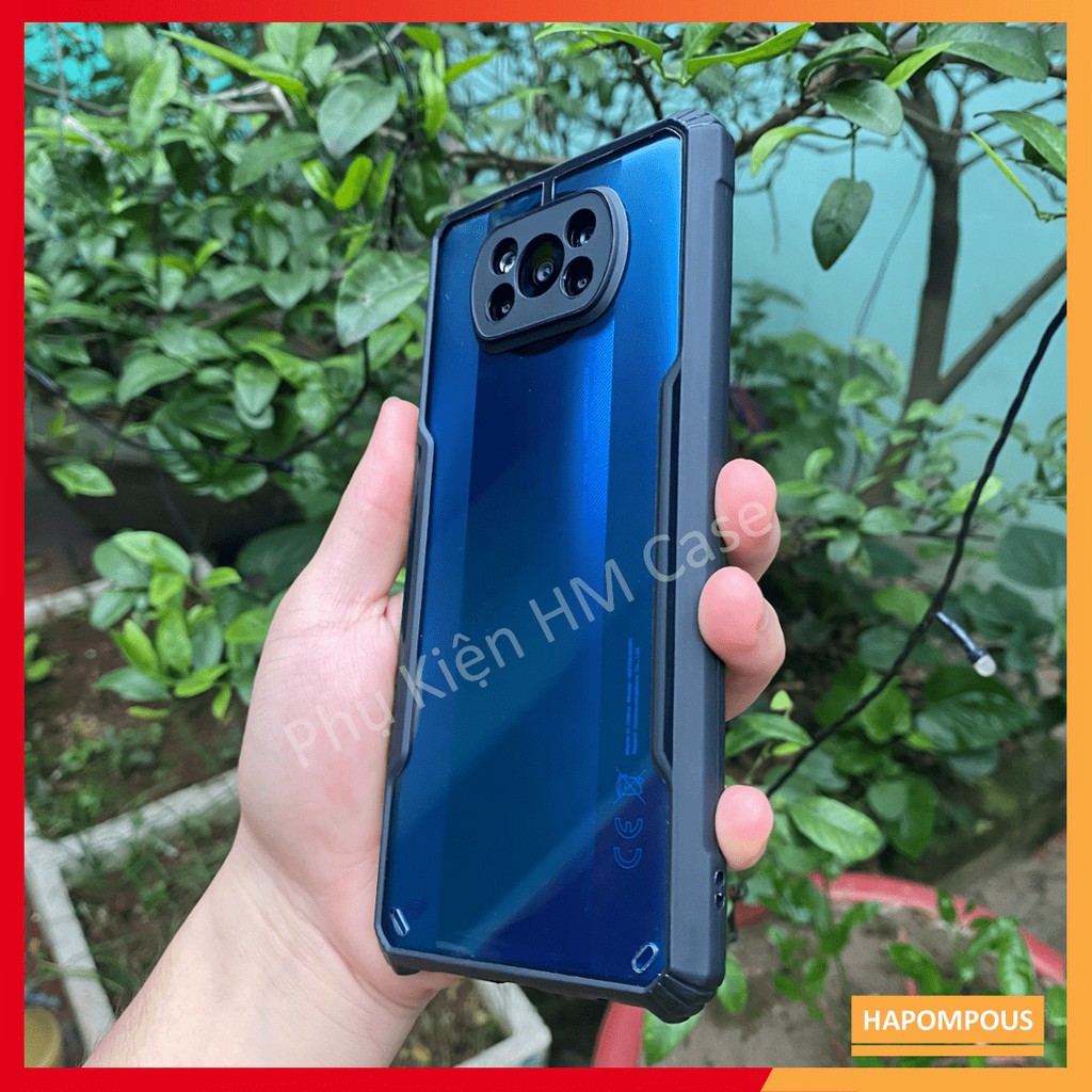 Ốp Lưng Chống Sốc  Redmi Note 11 6.43 / 11S / 11 Pro / Mi 11T / Redmi 10 / Note 10 / Poco X3 Pro,Mặt lưng mika trong