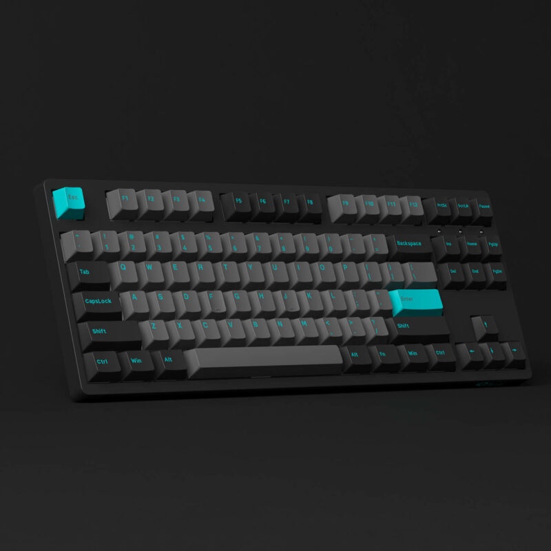 Bàn phím cơ AKKO 3087 Plus Black & Cyan
