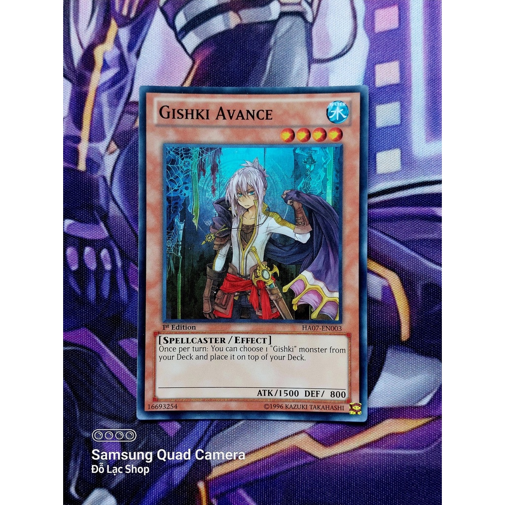 Thẻ Bài Yugioh Monster Gishki Avance - HA07-EN003 - Super Rare