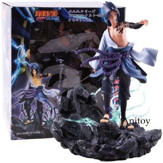 Mô hình nhân vật uchiha Sasuke hoạt hình Naruto trang trí