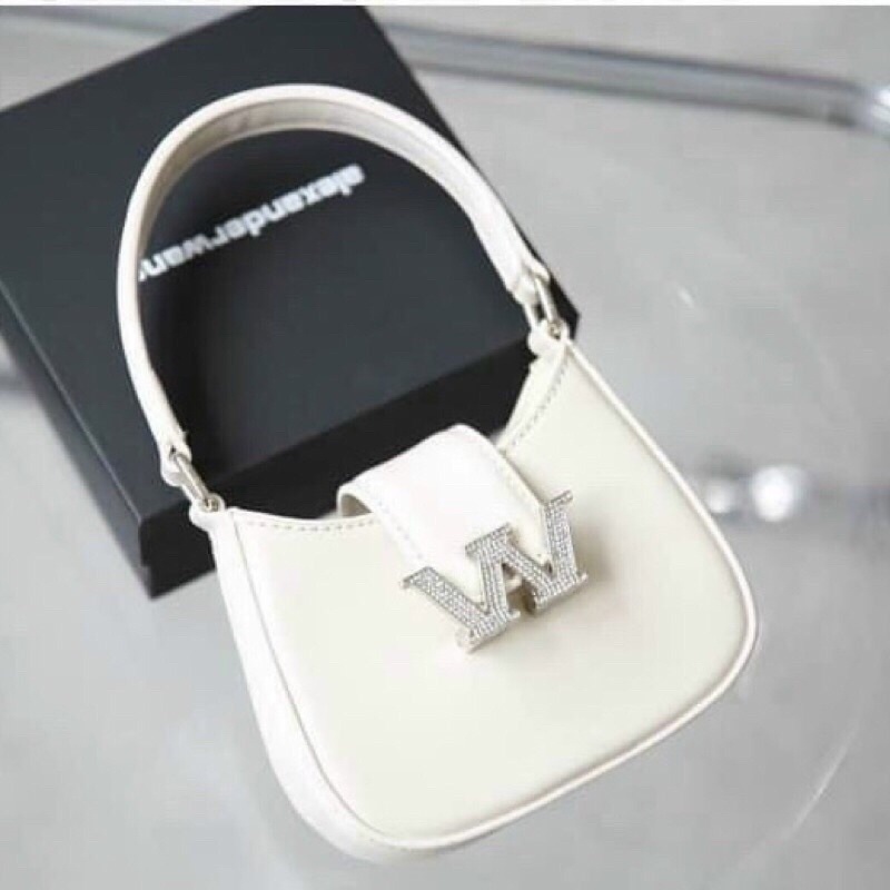 Túi Kẹp Nách Mini Cúc Bấm Chữ W 👜 Túi Cầm Tay Nữ