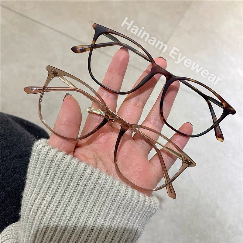 Gọng kính cận nam nữ Hàn quốc dáng vuông thười trang siêu mỏng siêu nhẹ 1889