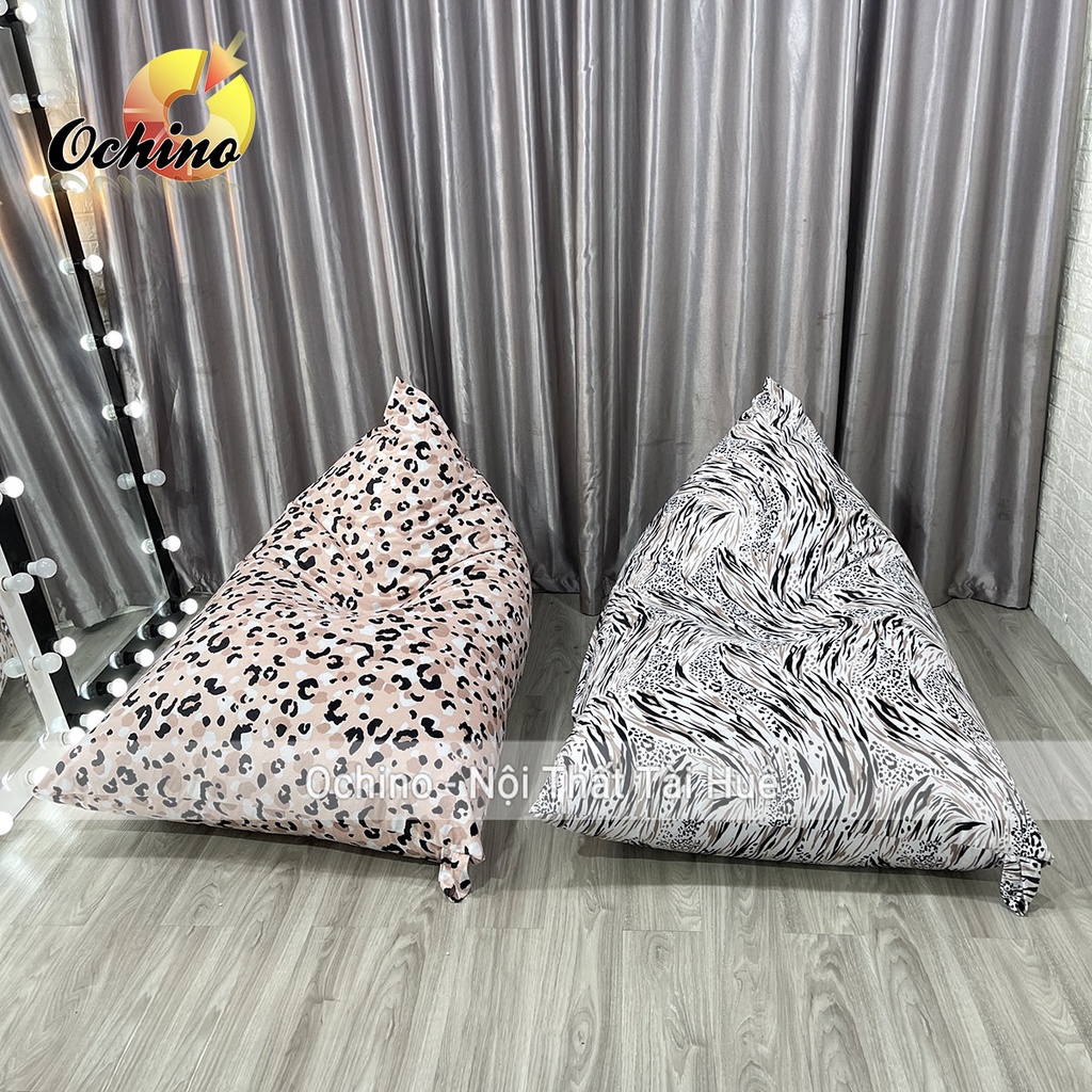 Vỏ Ghế Lười Hạt Xốp Dáng Sofa Thuyền Thư Giãn Phong Cách Hiện Đại Size To Cực Sang Chảnh (Có sẵn)