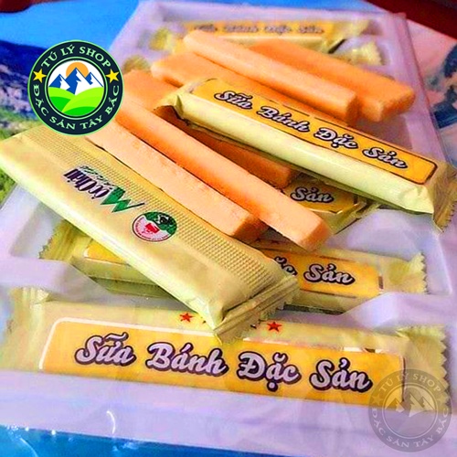 Bánh sữa Mộc Châu 200g (Hộp vàng vị nguyên bản)