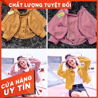Áo khoác jean nữ,khoác jean kaki nữ 2M-HV cao cấp.