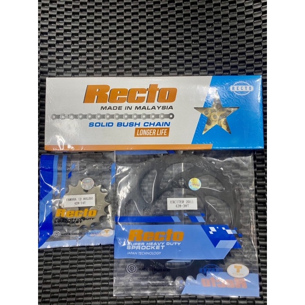 Nhông Sên Dĩa Recto 10li lắp Exciter,Winner,Raider,Sonic,CBR,TFX,GSX