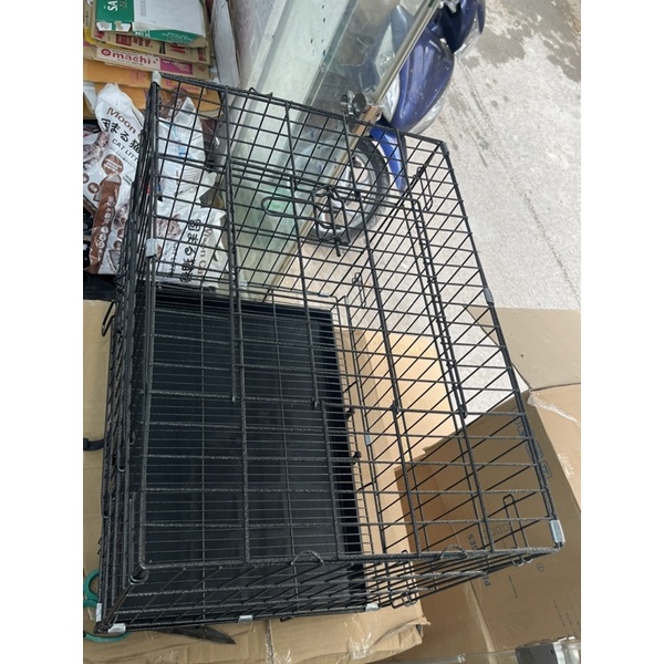 Lồng sơn tĩnh điện vân đá cho chó mèo