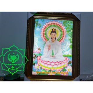 Tranh điện quan âm bồ tát ngồi 1