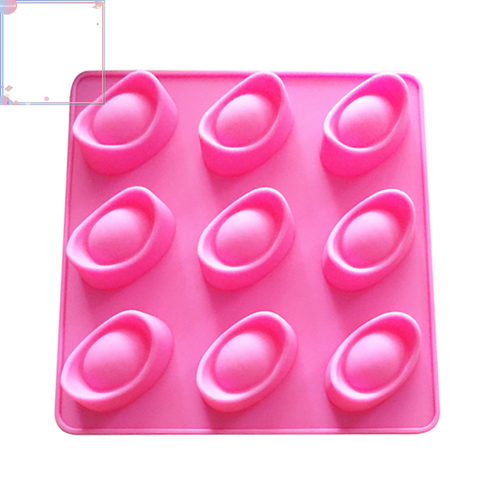 Khuôn silicon tạo hình làm bánh kẹo 9 ô DIY tiện dụng chất lượng cao