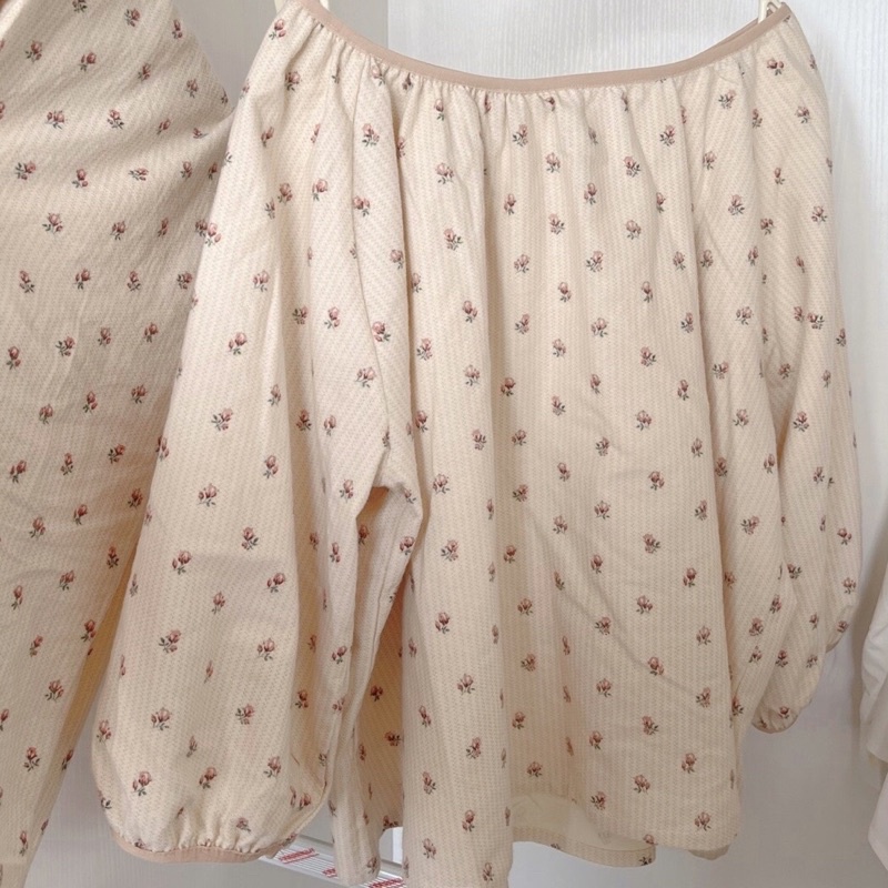 𝐚𝐬𝐡𝐞𝐱𝐢𝐧𝐜𝐡𝐚𝐨:  pyjamas, set đồ mặc nhà dáng rộng - áo tay phồng