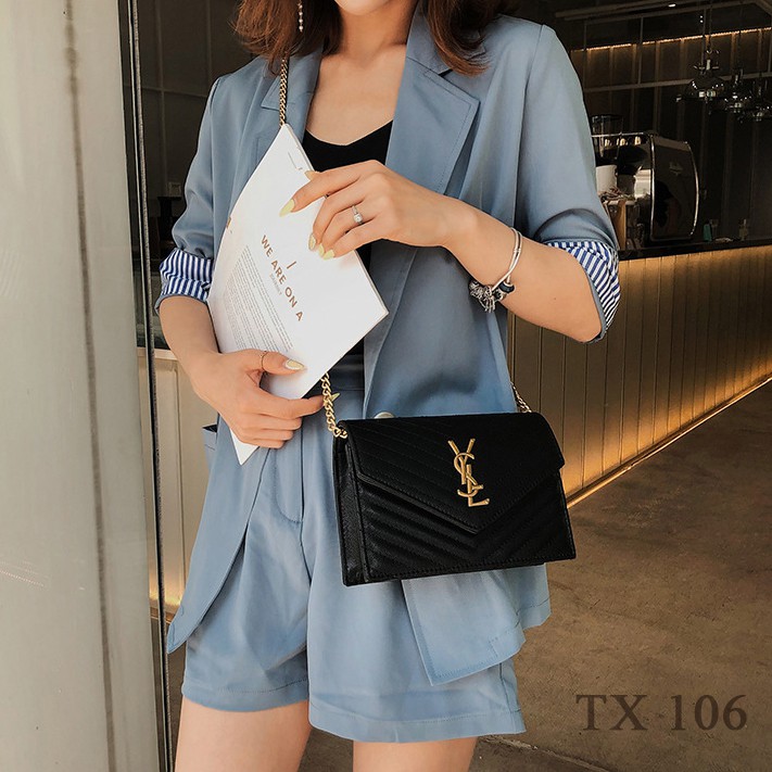 Túi xách nữ Y.S.L thời trang công sở, túi đeo chéo nữ cao cấp hàng đẹp TX106 | BigBuy360 - bigbuy360.vn