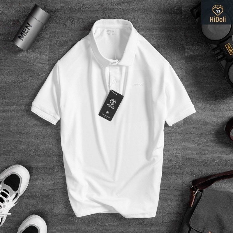 Áo Polo Nam HIDOLI Trơn BASIC  - Áo Thun Nam Cotton cổ bẻ tay ngắn loại tốt cao cấp