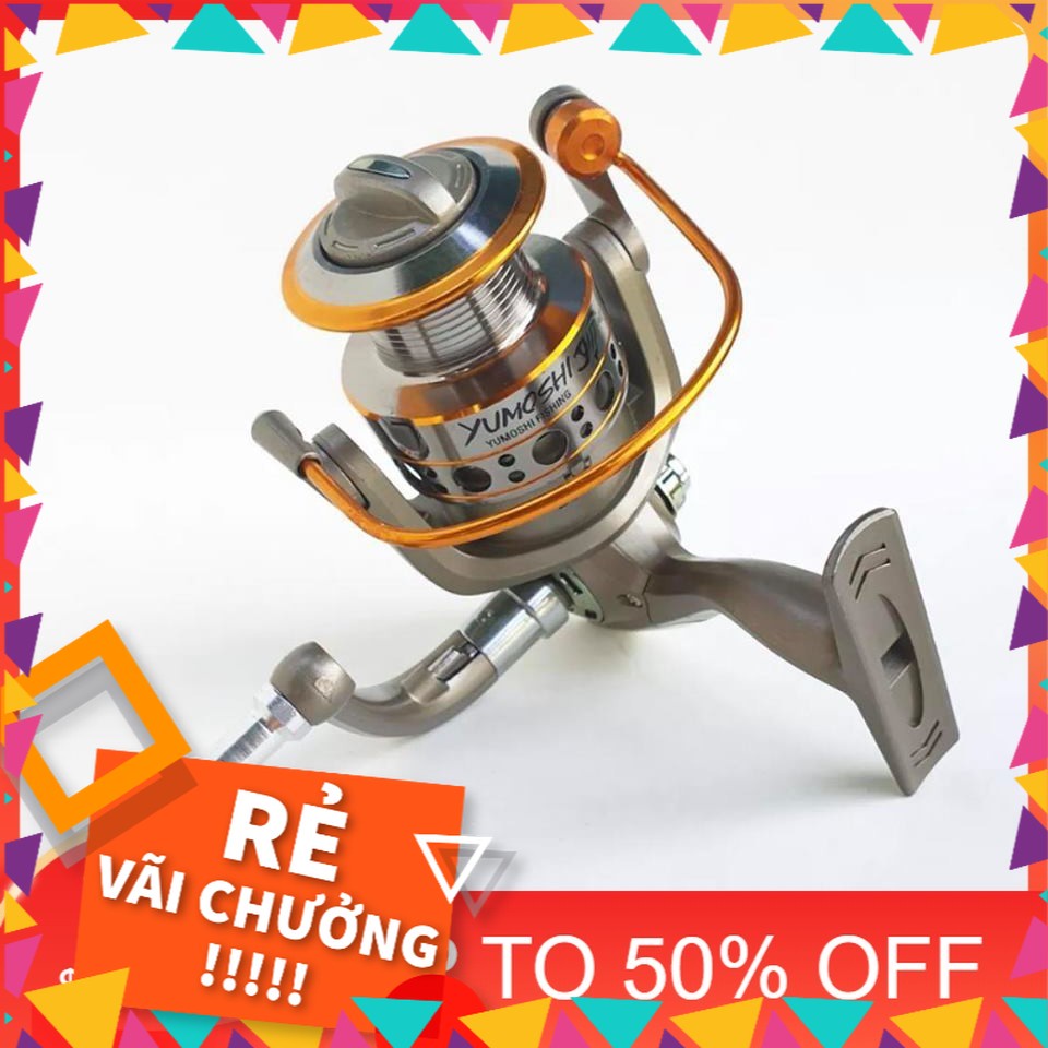 Máy Câu Cá Yomosi LC, Shimano, Penn Full Kim Loại Đủ size :3000, 4000, 5000, 6000, 7000