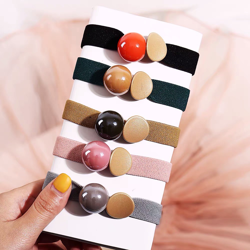 Set 5 sợi🎗dây cột tóc nữ GALAXY, MORI Hàn Quốc