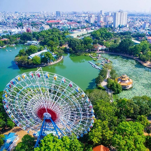 HCM  Đầm Sen - Vé Trọn Gói Vào Cổng + 35 Trò Chơi Siêu Hấp Dẫn - Công Viên Khô