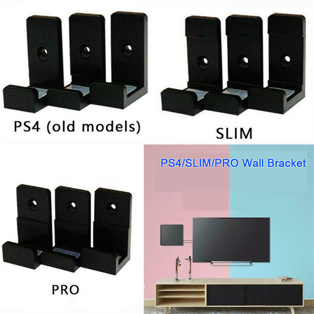 Giá Đỡ Máy Chơi Game Sony Playstation4 Ps4 Slim Pro 3d Gắn Tường Tiện Dụng