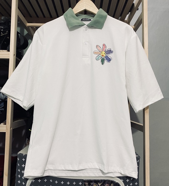 [ ẢNH THẬT ] Áo polo HOA 7 MÀU Unisex | BigBuy360 - bigbuy360.vn