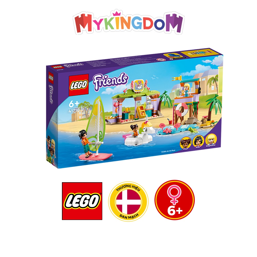 Đồ Chơi LEGO Khu Lướt Sóng Bãi Biển Của Stephanie 41710 (288 chi tiết)