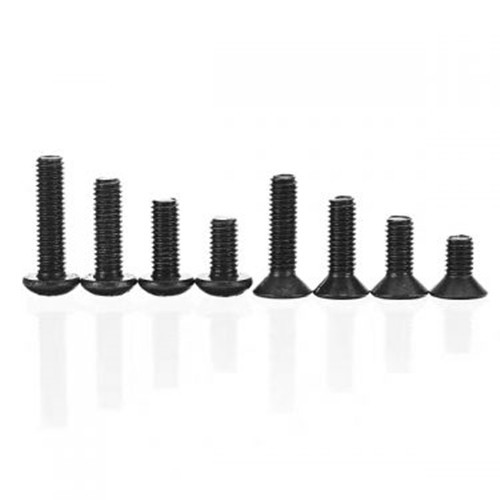 Bu lông lông đền bằng M3,Lục giác chìm đầu bằng,Lục giác chìm đầu tròn