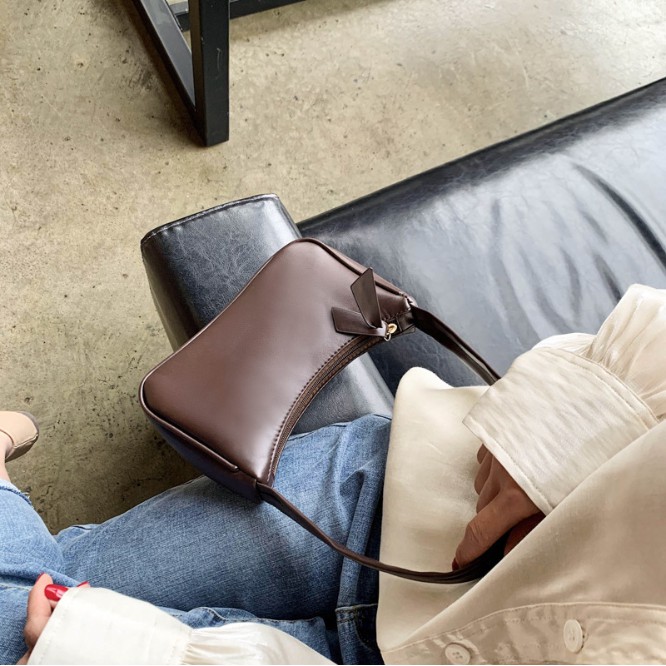 SUXI Túi đeo chéo phong cách Retro thời trang Hàn Quốc cá tính