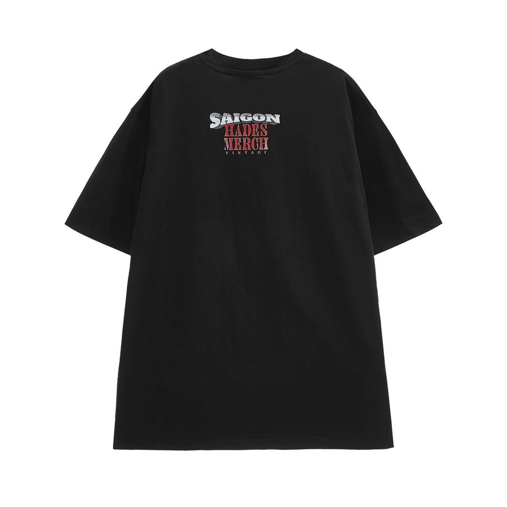 Áo Thun HADES Ulzzang Unisex 3 Màu- Áo Phông Tay Lỡ Nam Nữ 100% Cotton  - OCEAN.CLO