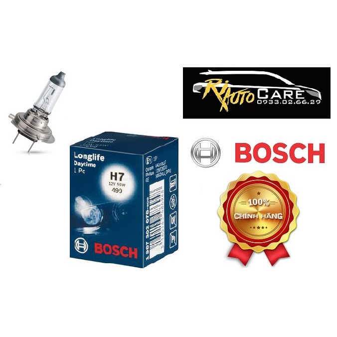 Bóng đèn chiếu sáng Halogen BOSCH H7 12V 55W