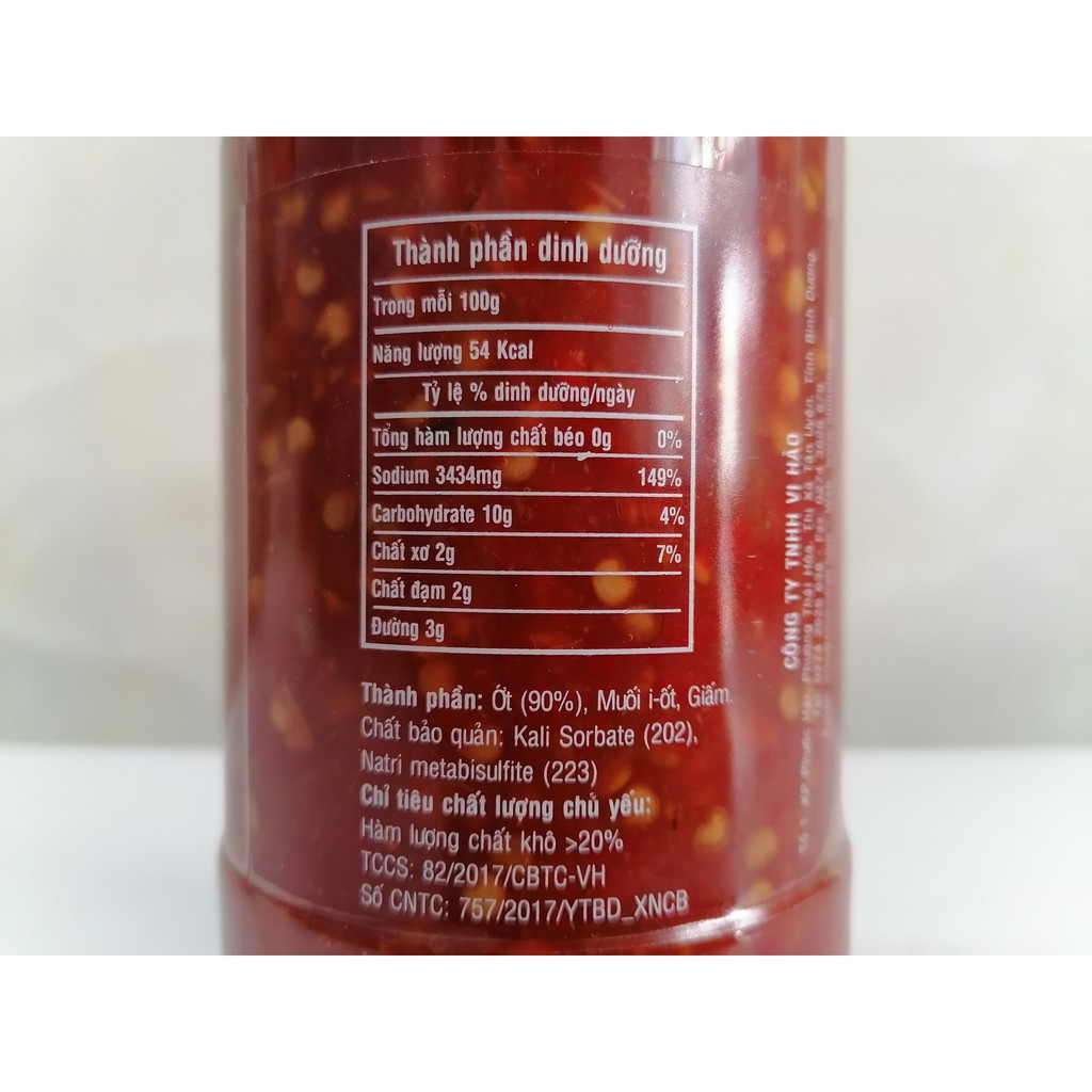 Ớt bằm  VỊ HẢO Chopped chilli