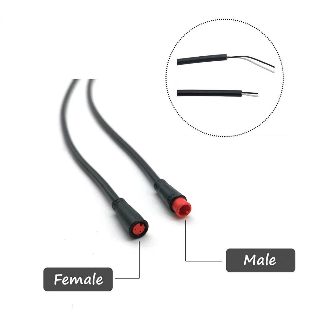 Dây Cáp Kết Nối Chuyển Đổi Đầu Đực Sang Đầu Cái E-Bike Chống Thấm Nước Cho Xe Đạp Điện QUINTON Ebike
